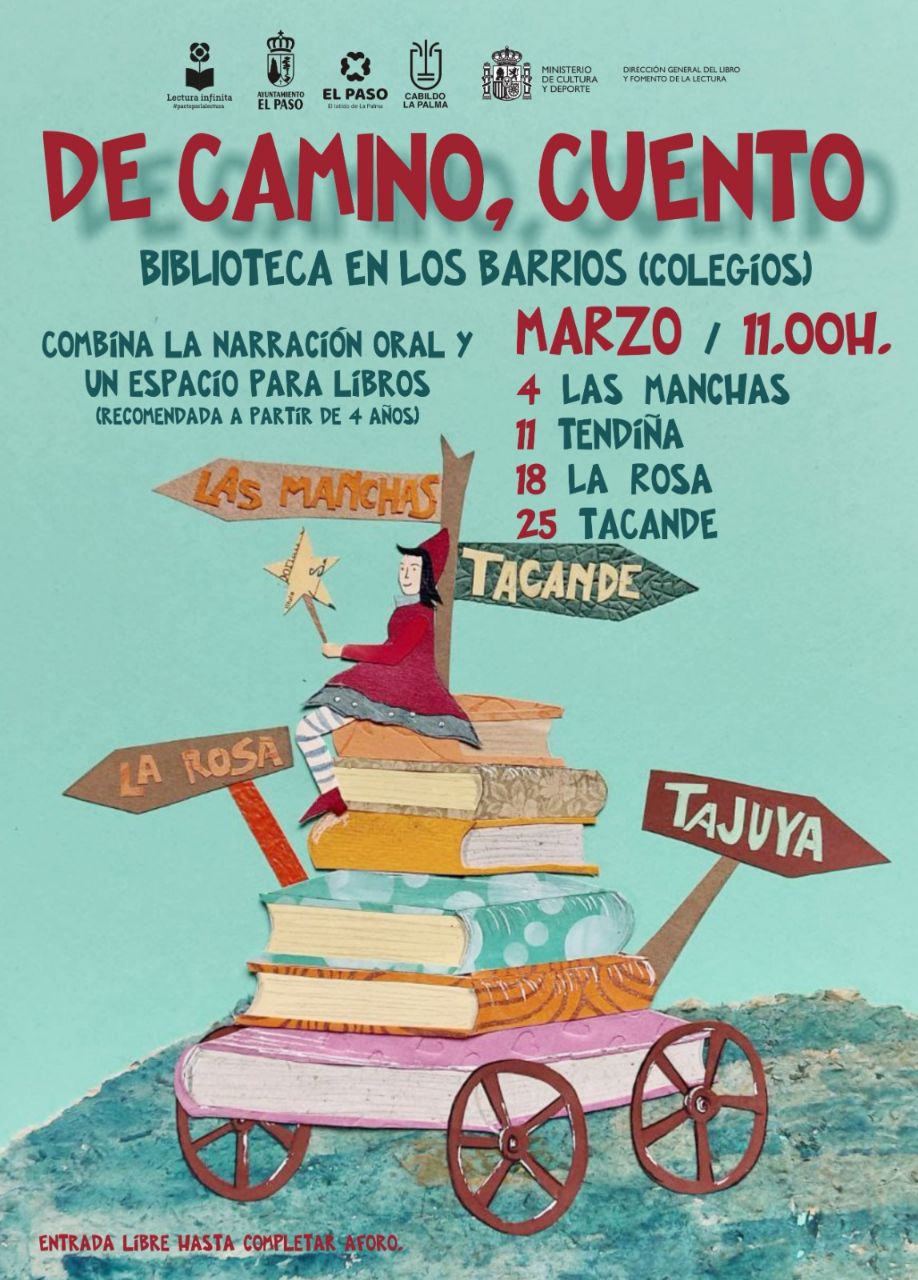 cartel de camino cuento
