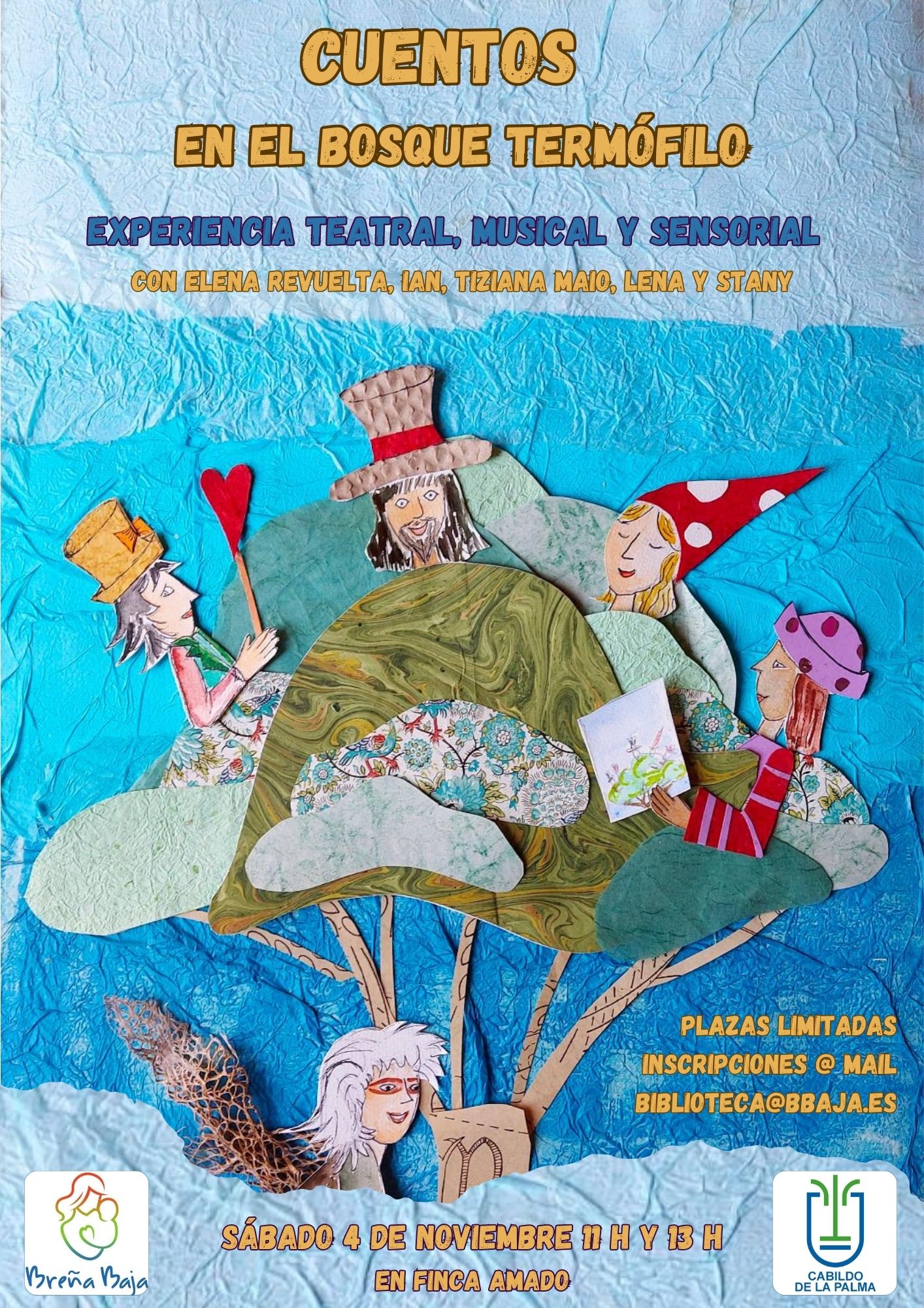 cartel letras bosque termofilo